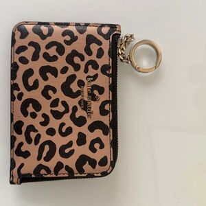 Kate Spade Leopard Print Wallet with Keyring